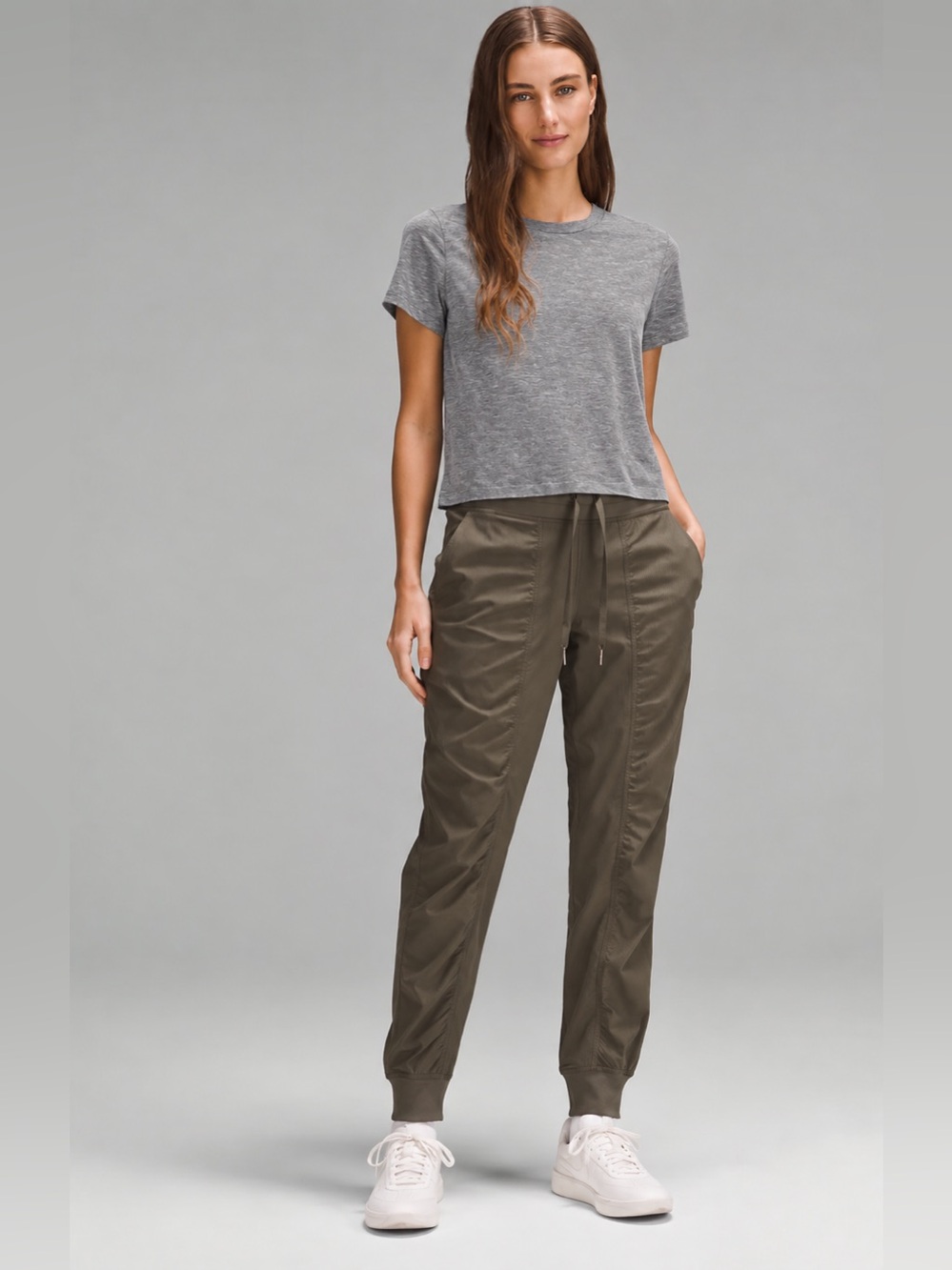 Lululemon Short Sleeve Running Flowy Classic-Fit Cotton-Blend T-Shirt